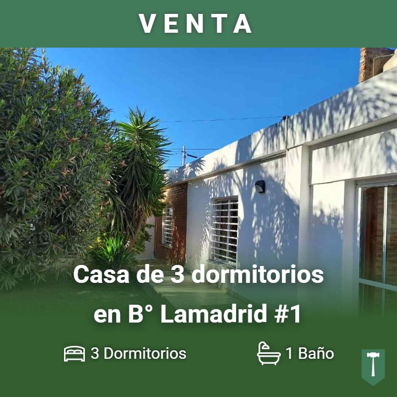 Casa de 3 dormitorios en venta en Barrio Lamadrid - 550 m²