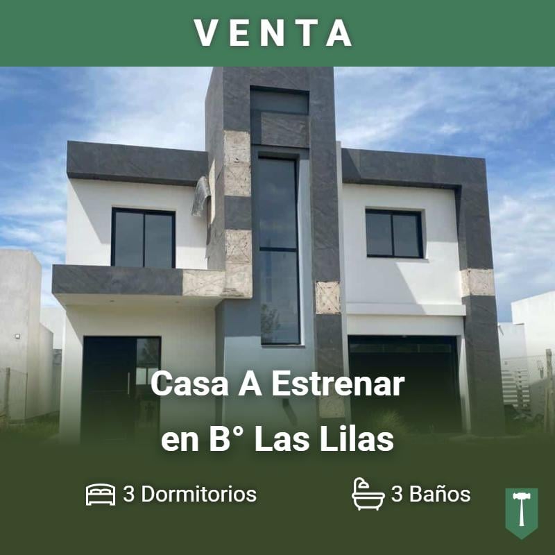 Casa en venta de 341 m² con 3 dormitorios en Villa María, Barrio Las Lilas