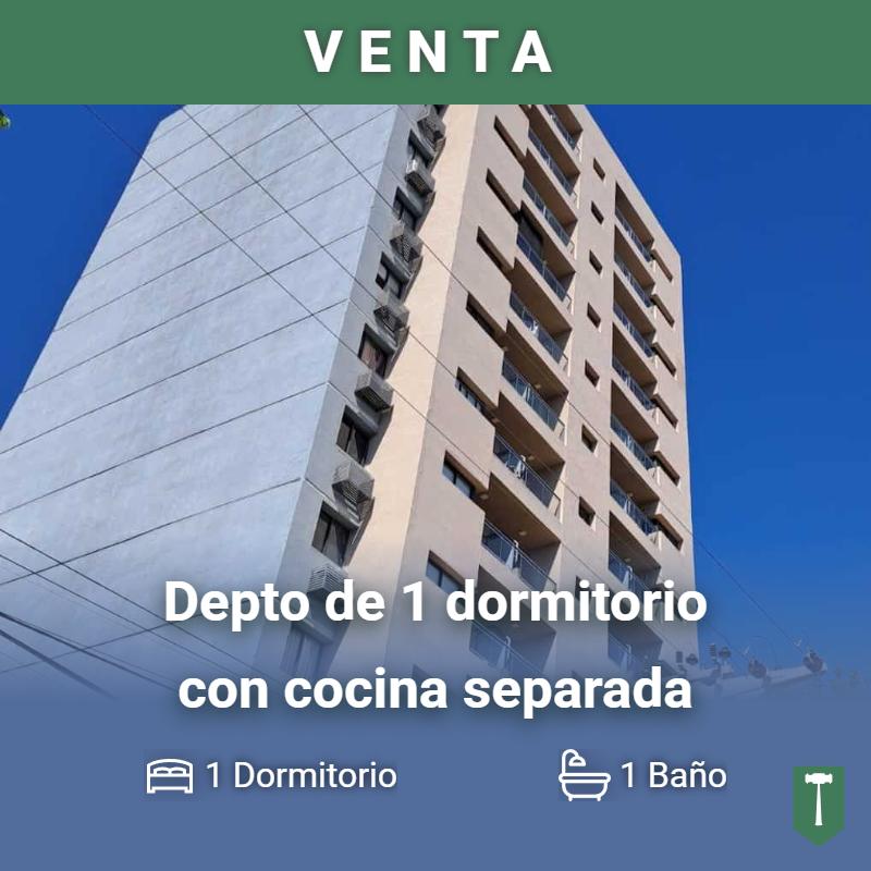 Departamento de 46 m2 con 1 dormitorio en venta en Centro Oeste, Villa Maria