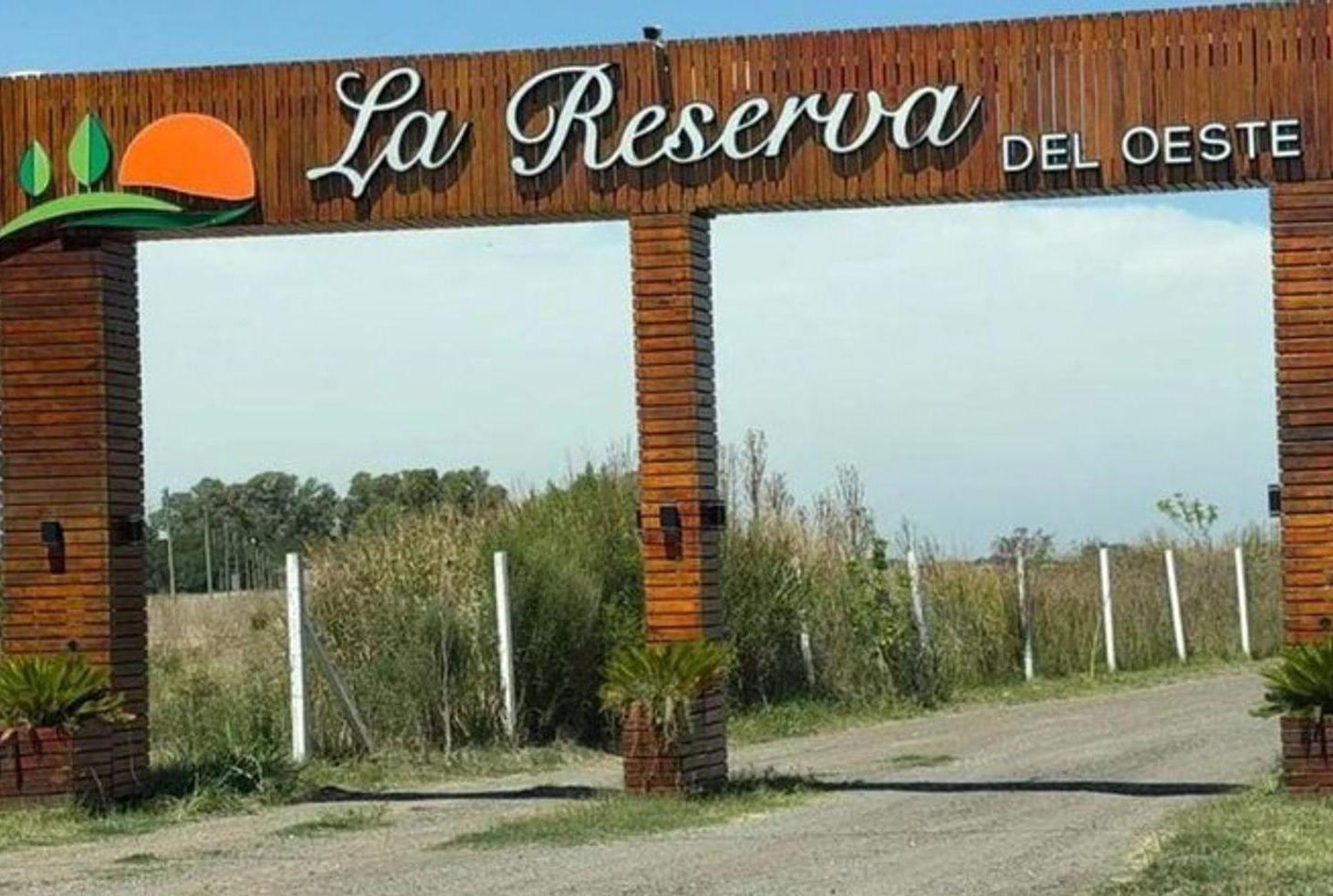 Foto de LOTE EN VENTA en "LA RESERVA DEL OESTE", imagen 1