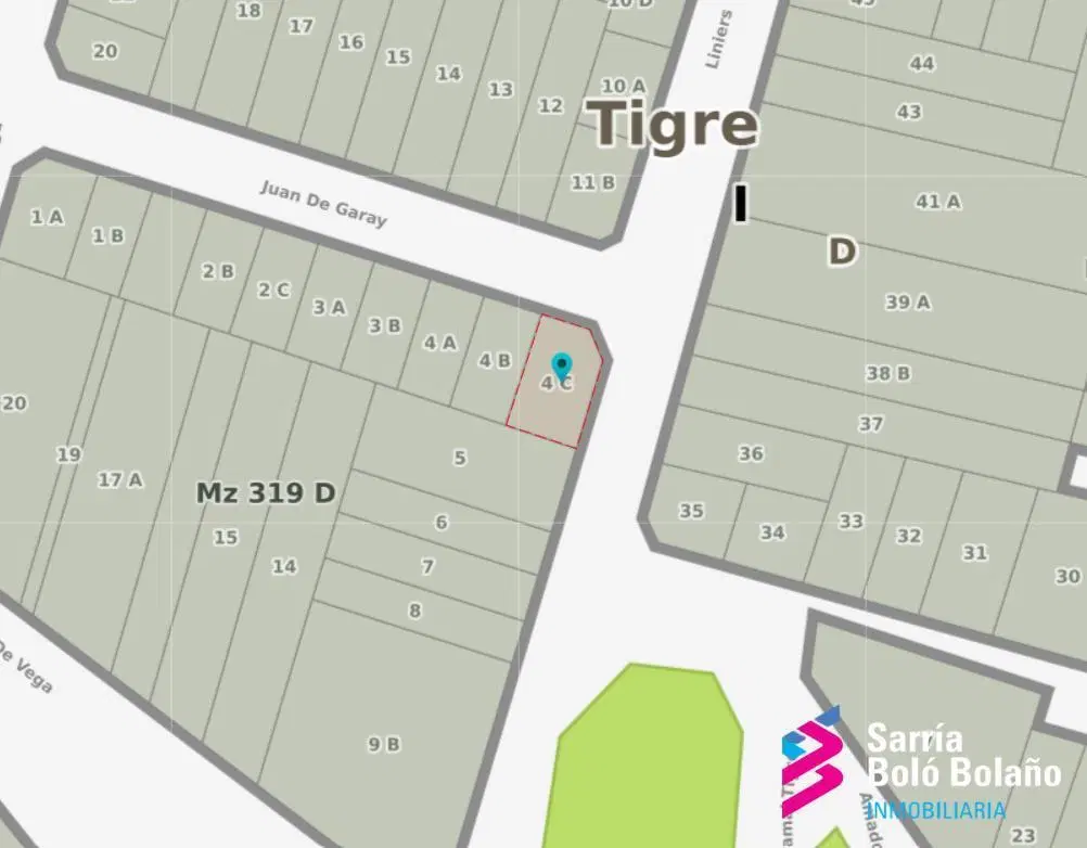 Lote en venta Tigre. 6