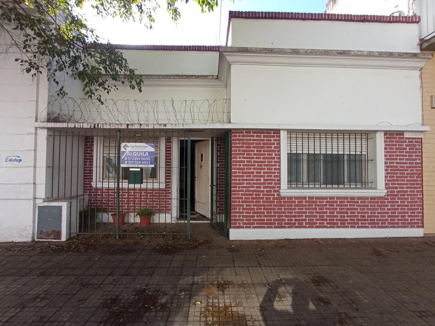 Alquiler casa 18 (50 y 51) solo cpmercial/instituciones