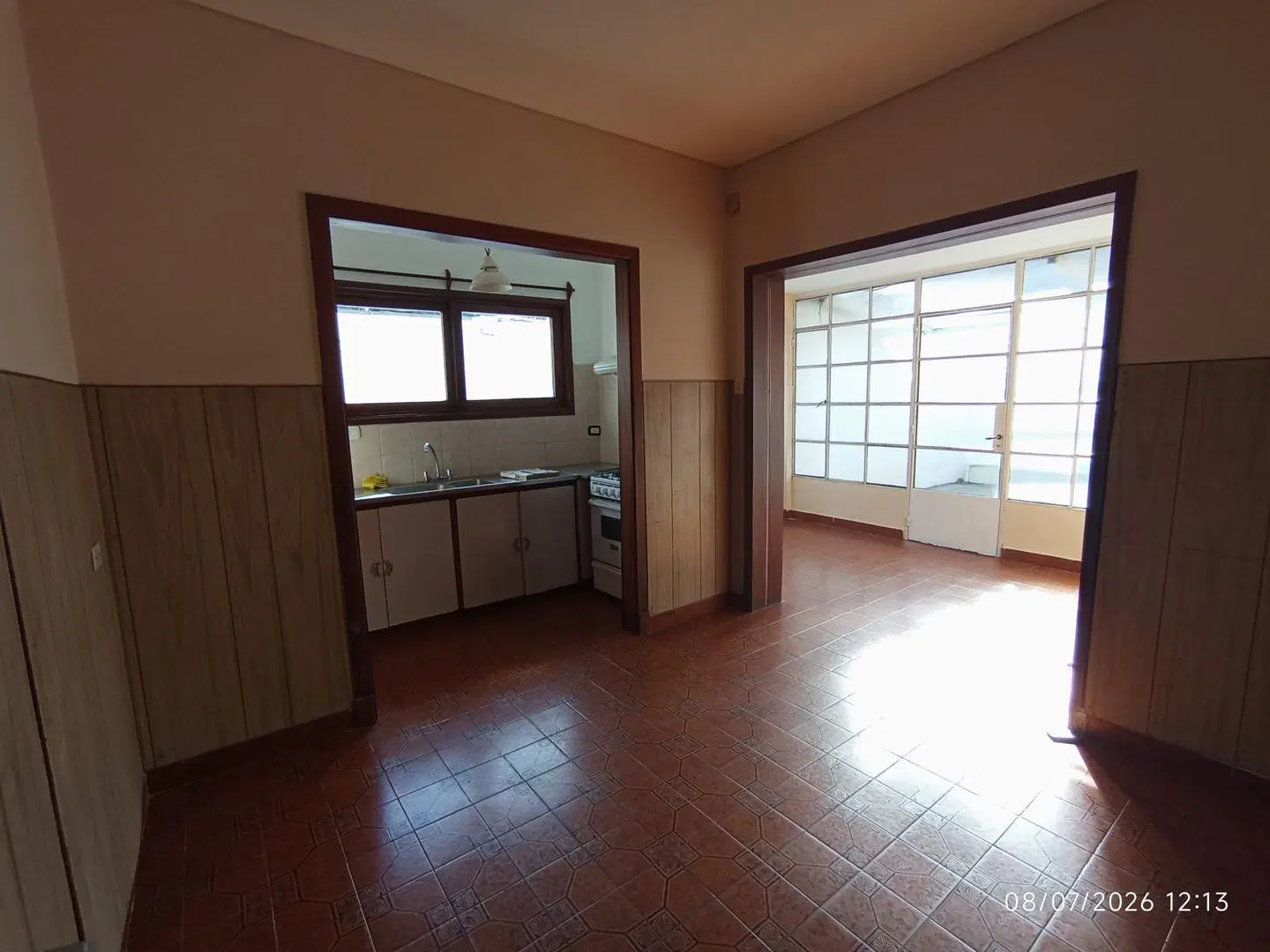 Depto tipo casa interna, dos dormitorios + patio, 5