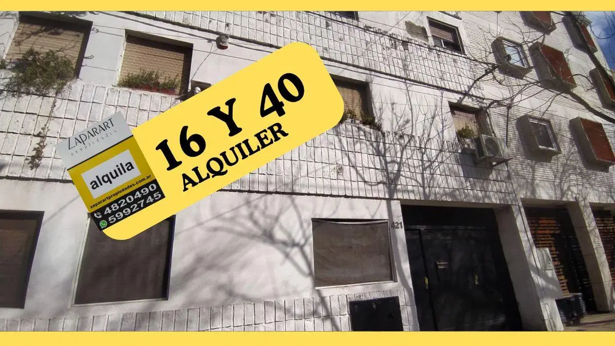 (16 Y 40) DEPARTAMENTO PA INTERNO 2DORMS C/PATIO Y (35 Y 115) PB 2DORMS C/PATIO EN ALQUILER 5