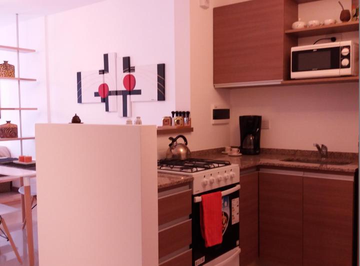 MonoDptoVilla CrespoBalcón + terraza + parrilla 3
