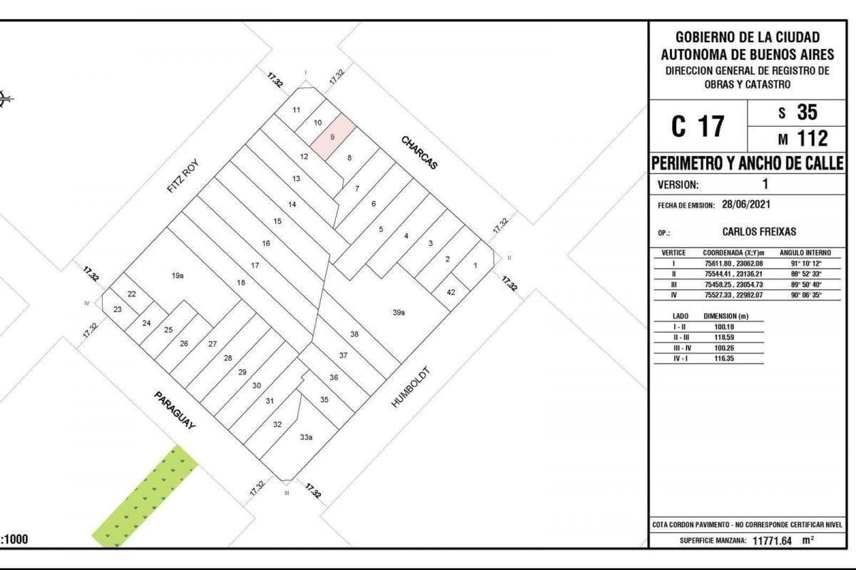 Foto de Terreno Lote en Venta en Palermo, Capital Federal, Buenos Aires, imagen 5