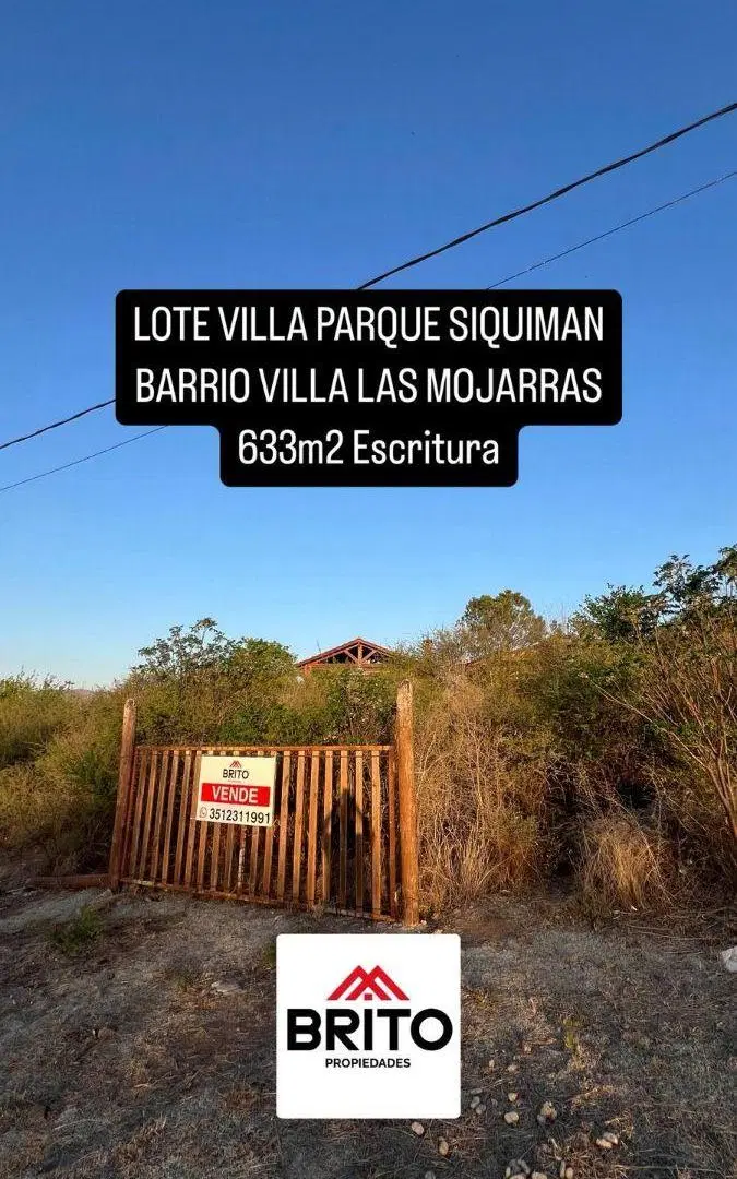 PARQUE SIQUIMAN VENTA LOTE 633 M2 1