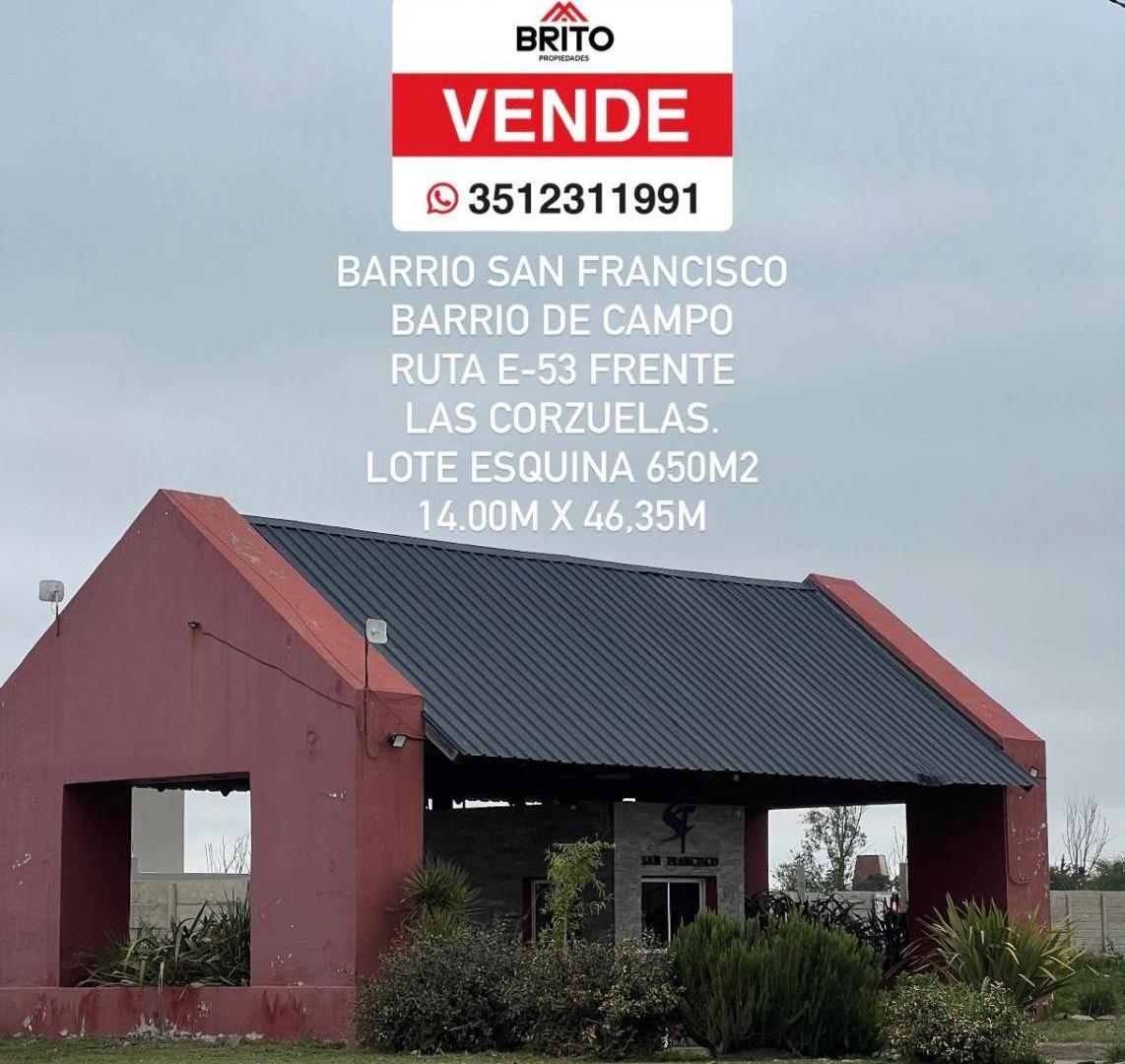 Foto de VENTA LOTE 650 m2 Barrio San Francisco, Barrio de Campo - RUTA E-53, imagen 1