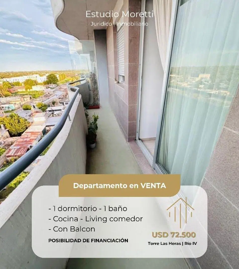 VENDO HERMOSO DEPARTAMENTO EN TORRE LAS HERAS 6