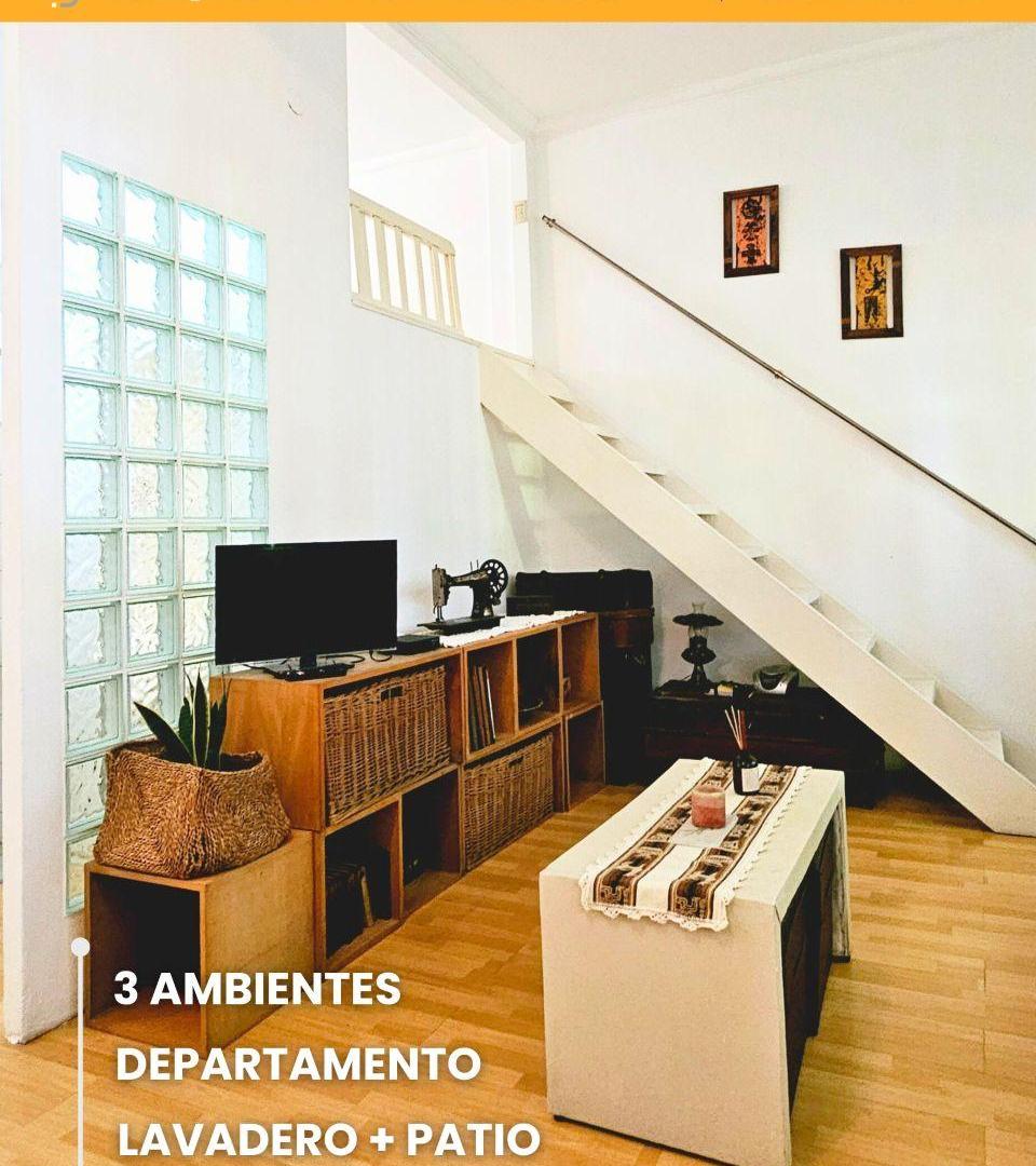Alquiler temporario Dos ambientes + Escritorio Balvanera Amoblado y equipado + Lavarropas