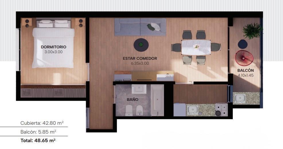 Foto de Venta Departamento 2 ambientes a estrenar balcón Floresta Villa Santa, imagen 5