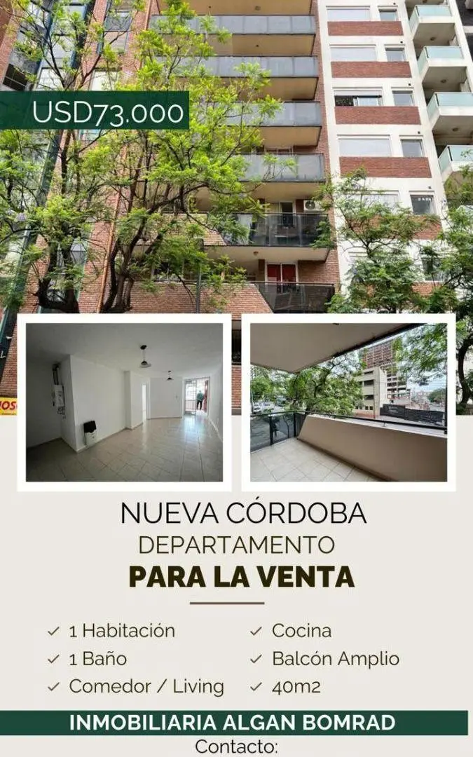 DEPARTAMENTO EN VENTA BARRIO NUEVA CORDOBA 2