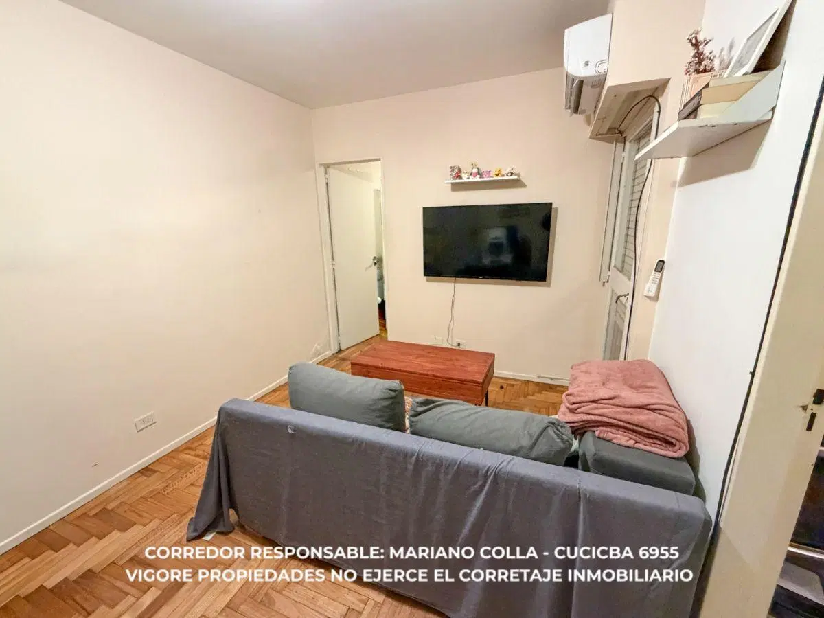 Departamento 2 ambientes 31 m² en venta en Almagro 5