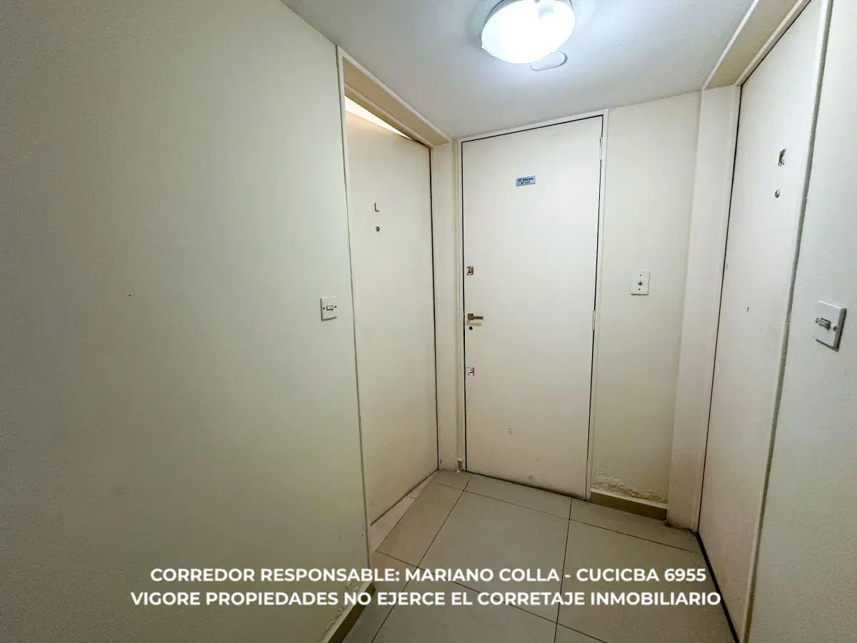 Departamento monoambiente 24 m² en venta en Balvanera 8