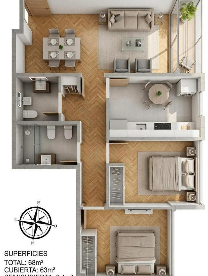 Foto de Venta Departamento 3 Ambientes Monserrat - Full Amenities, imagen 5