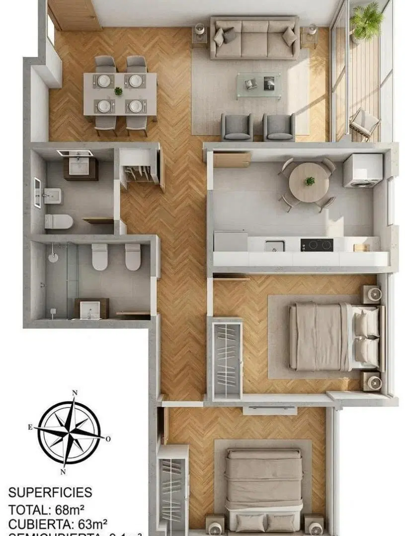 Venta Departamento 3 Ambientes Monserrat - Full Amenities 5