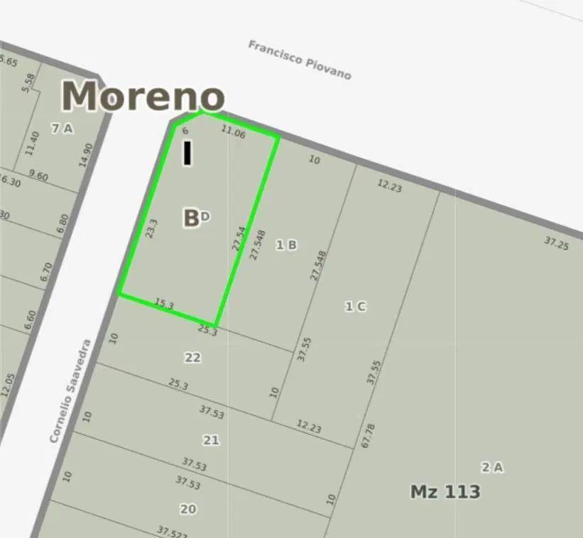 Casa en venta, Moreno Centro 1