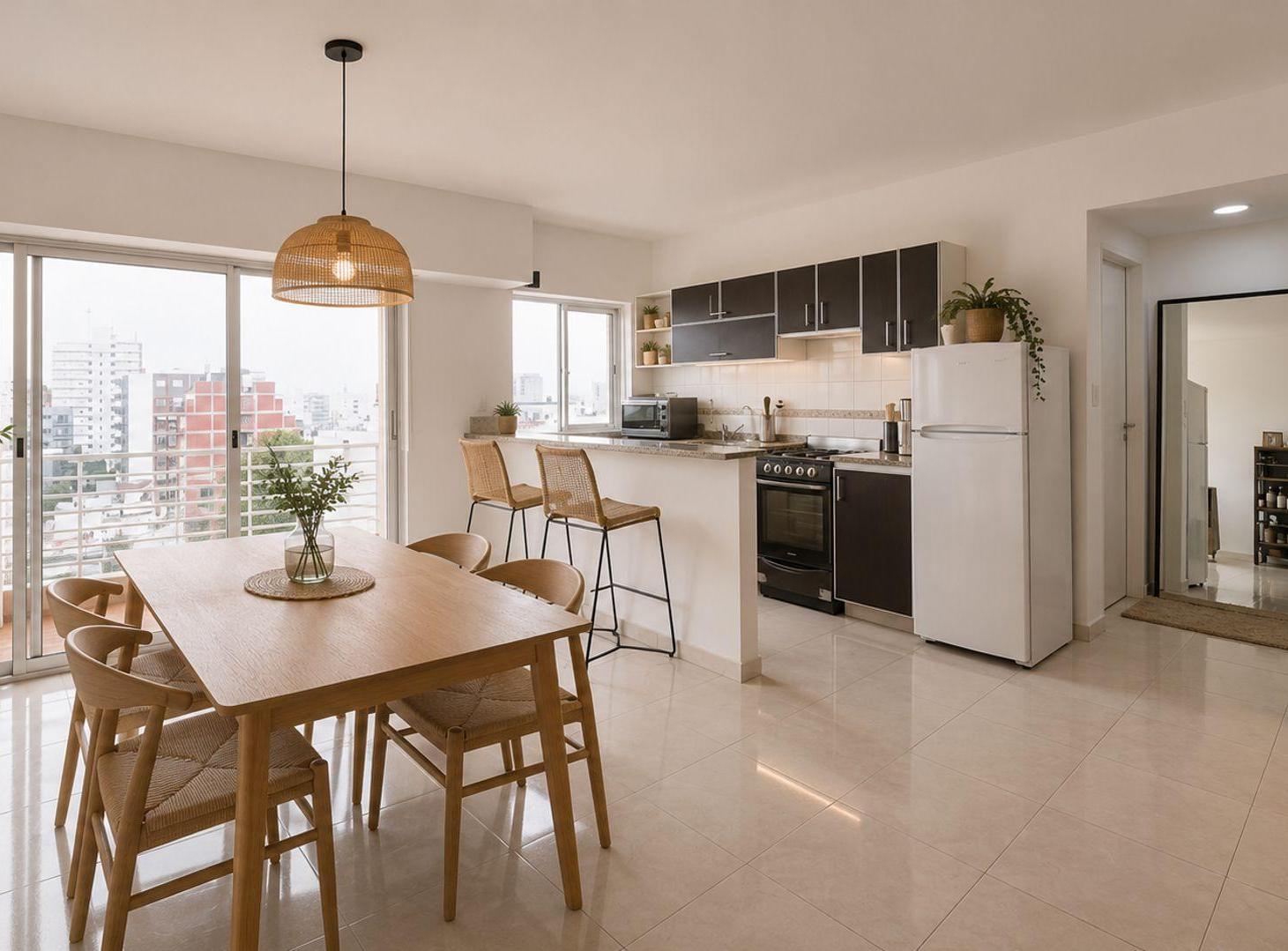 Foto de VENTA DEPTO 2 AMB DE 60 M2 CON BALCÓN CORRIDO, imagen 2