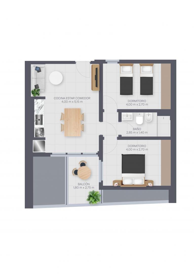 Foto de Departamento 3 ambientes. | Irigoyen Freyre al 2200, imagen 2