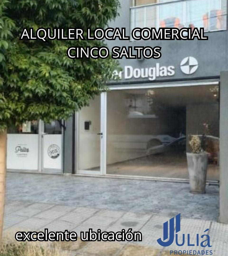 ALQUILER LOCAL COMERCIAL CINCO SALTOS- A METROS DE RUTA 151