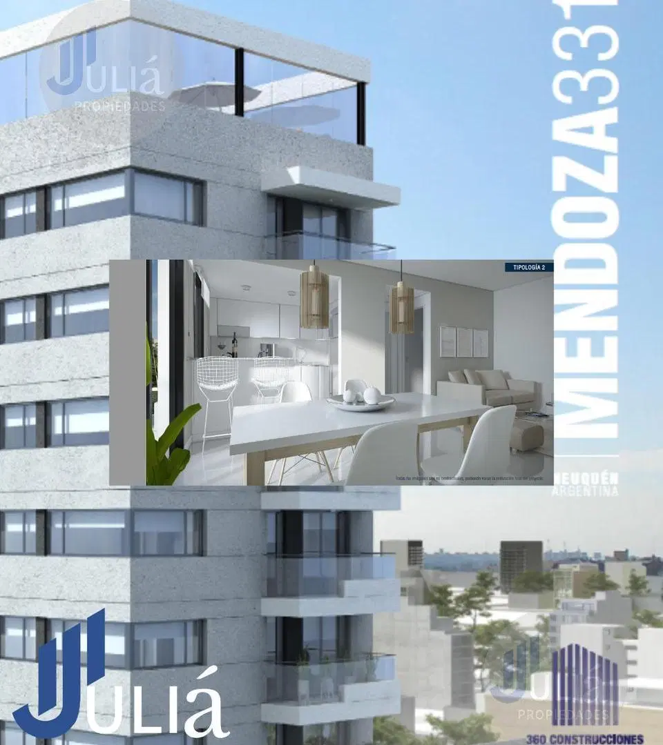 VENTA DEPARTAMENTO 1 DORMITORIO CENTRO DE NEUQUEN -EN CONSTRUCCION - NEUQUEN 2