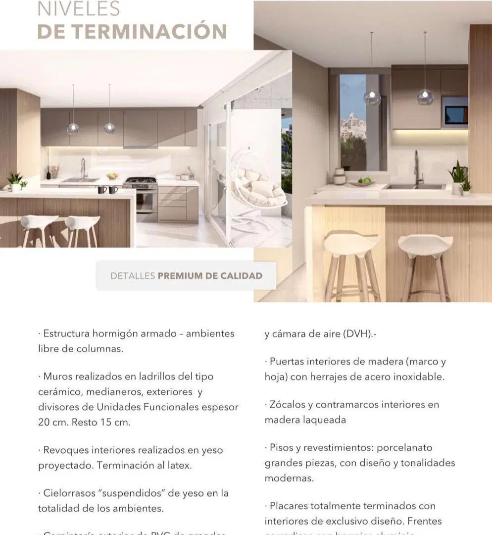 VENTA DEPARTAMENTO 2 AMBIENTES EN CONSTRUCCION 1
