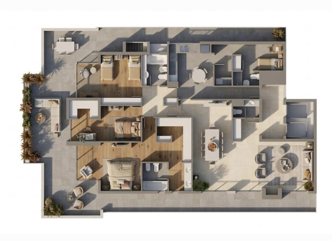 Departamento EN ALQUILER - PENT HOUSE - 5 AMBIENTES