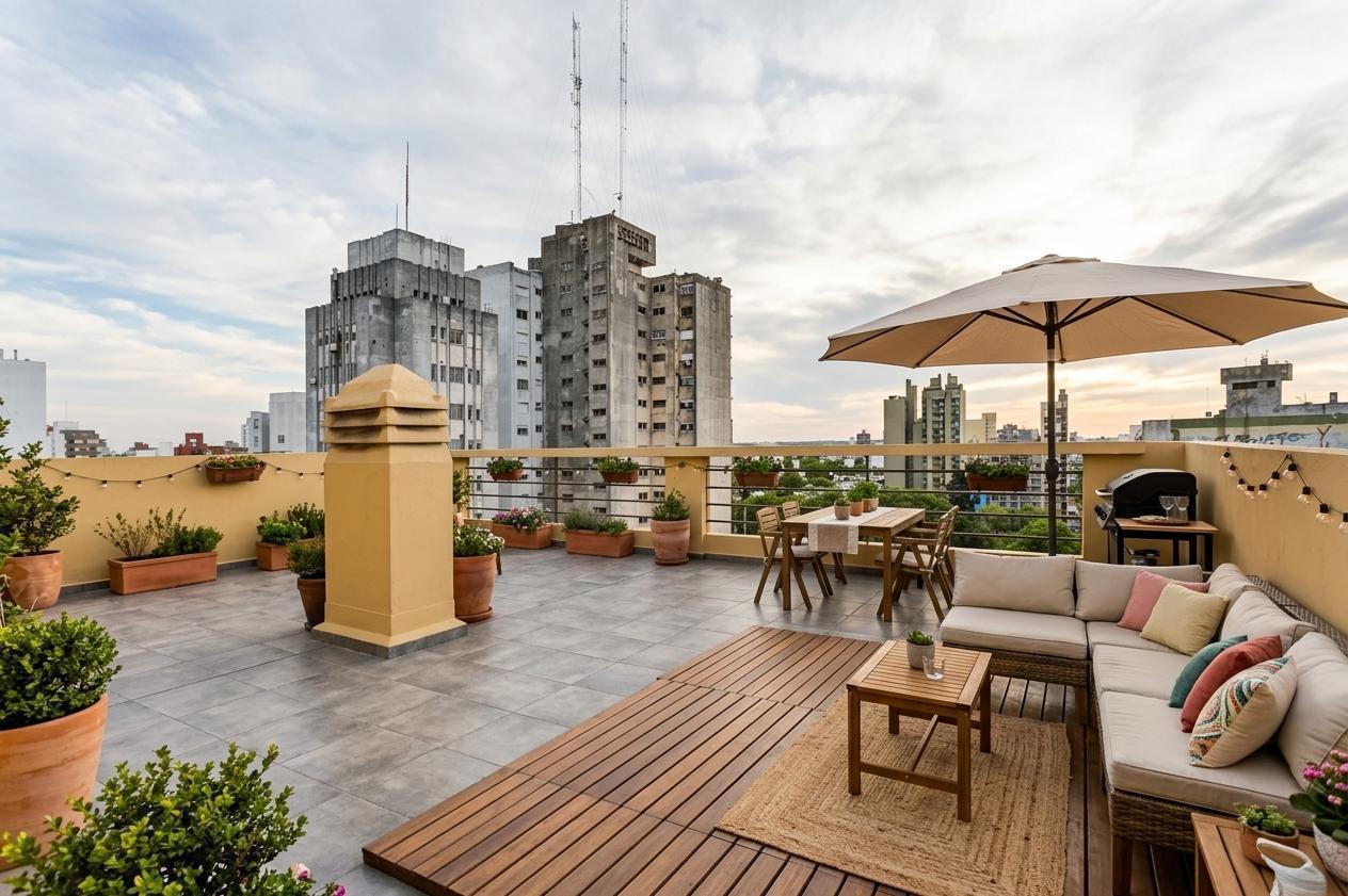 Foto de 2 dormitorios | terraza propia | cochera | Vista a Plaza Italia | Apto, imagen 5