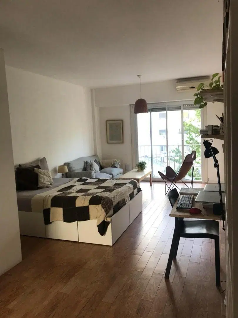 Monoambiente en alquiler en palermo 2