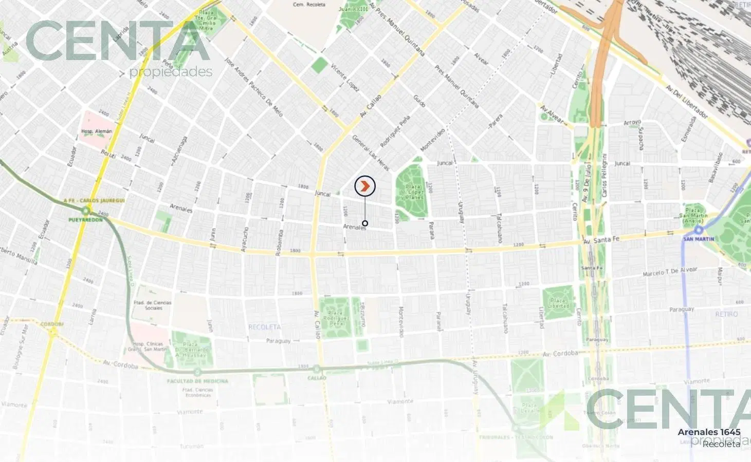 Departamento 3 ambientes en recoleta con cochera 2