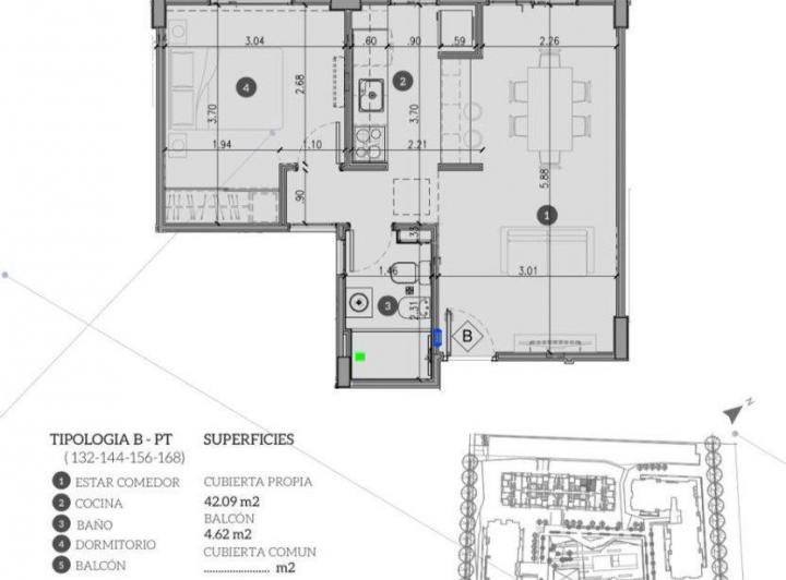 VENTA departamento Harmonie Chateau