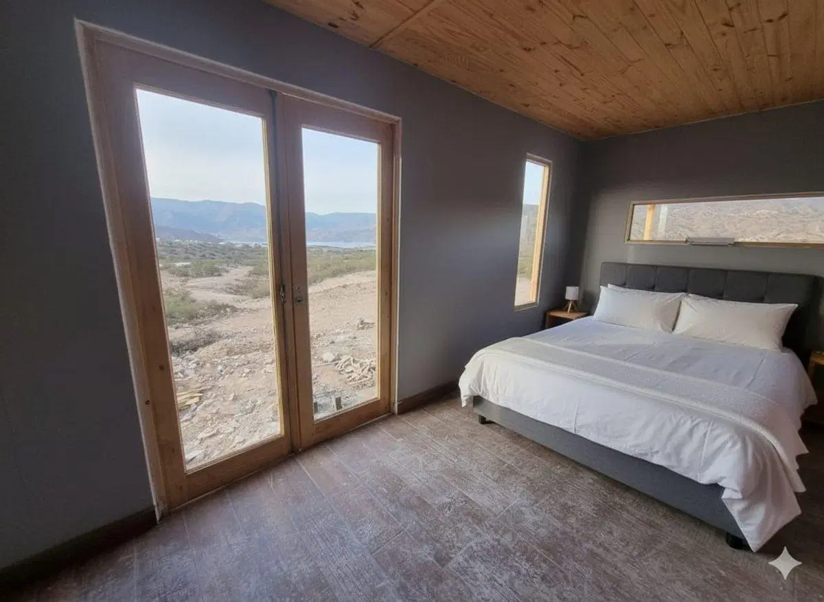 VENTA CABAÑA A ESTRENAR FRENTE AL DIQU POTRERILLOS 5