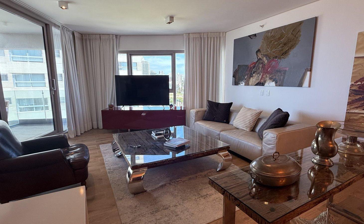 VENTA APARTAMENTO TORRE TRUMP 3 AMBIENTES 1 COCHERA PUNTA DEL ESTE
