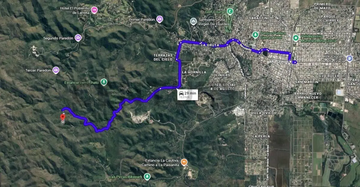 CAMPO DE 220,64 HECTAREAS en Alta Gracia - OPORTUNIDAD 5