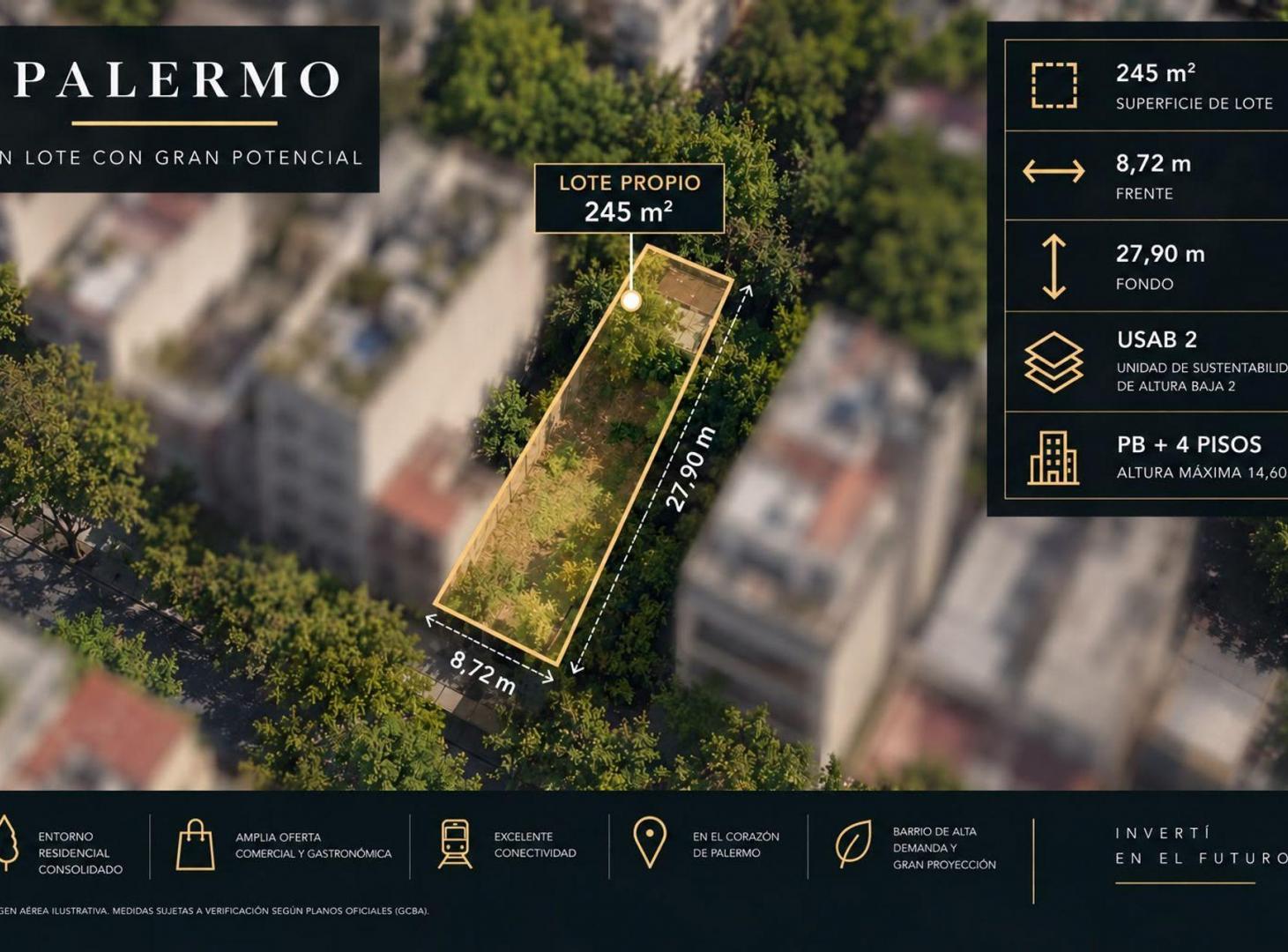Foto de VENTA LOTE PROPIO PALERMO, imagen 2