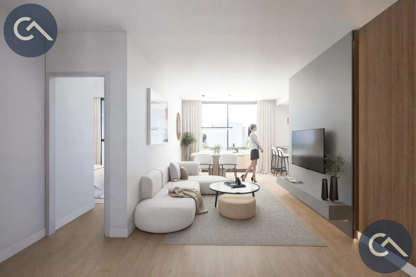 Departamento 2 amb + cochera - Flat Desing 5