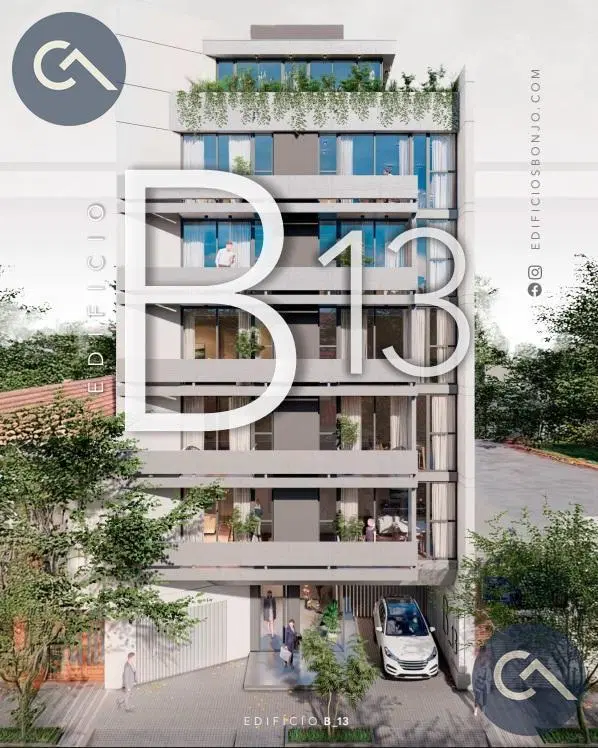 Departamento 2 amb Edificio Bonjo 13 5