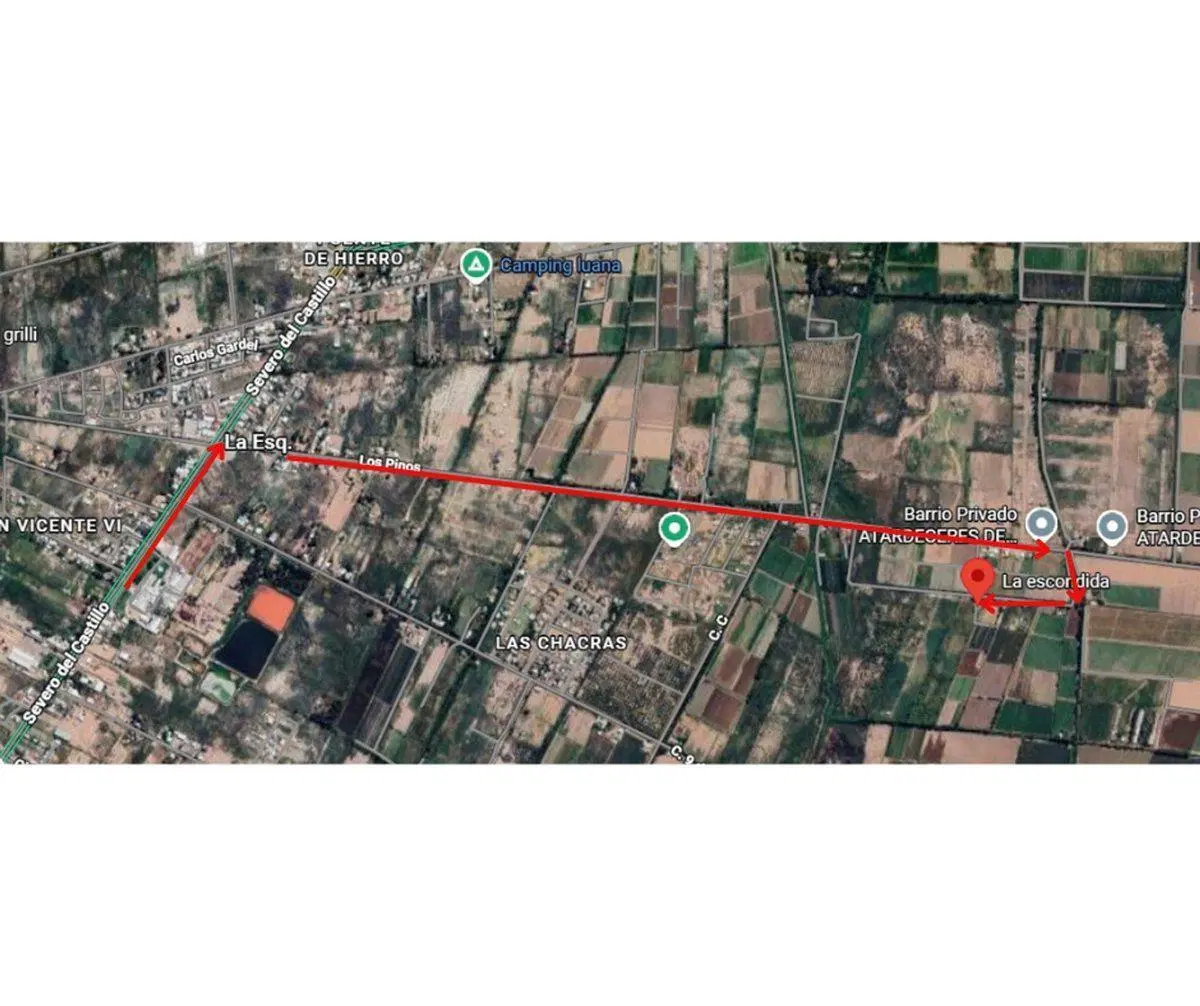 LOTE DE 1000M² EN VENTA EN RODEO DEL MEDIO/MAIPU 1