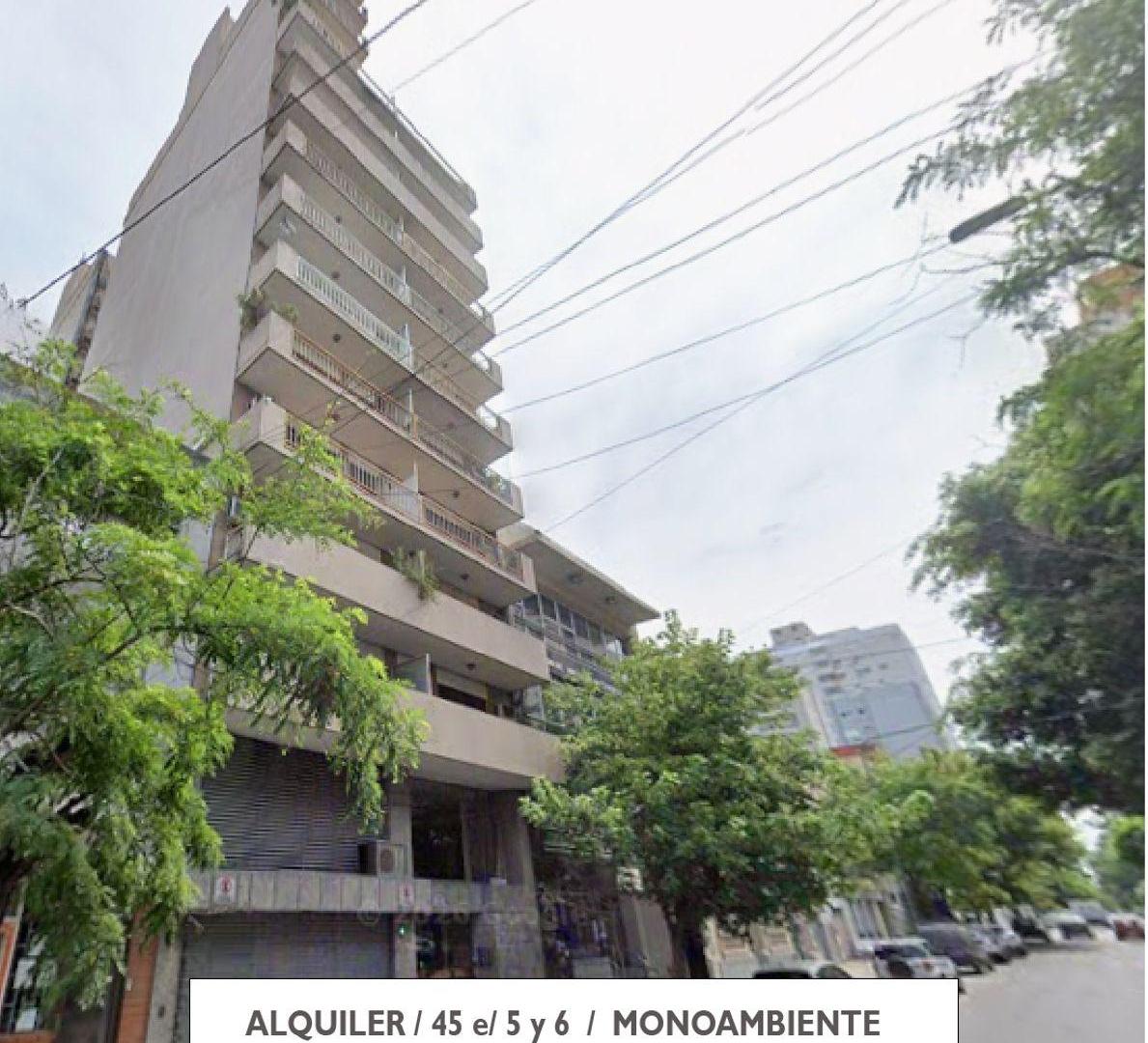 DEPTO MONOAMBIENTE EN ALQUILER
ubicado en 45 E/ 5 Y 6
25 mts2 aprox.