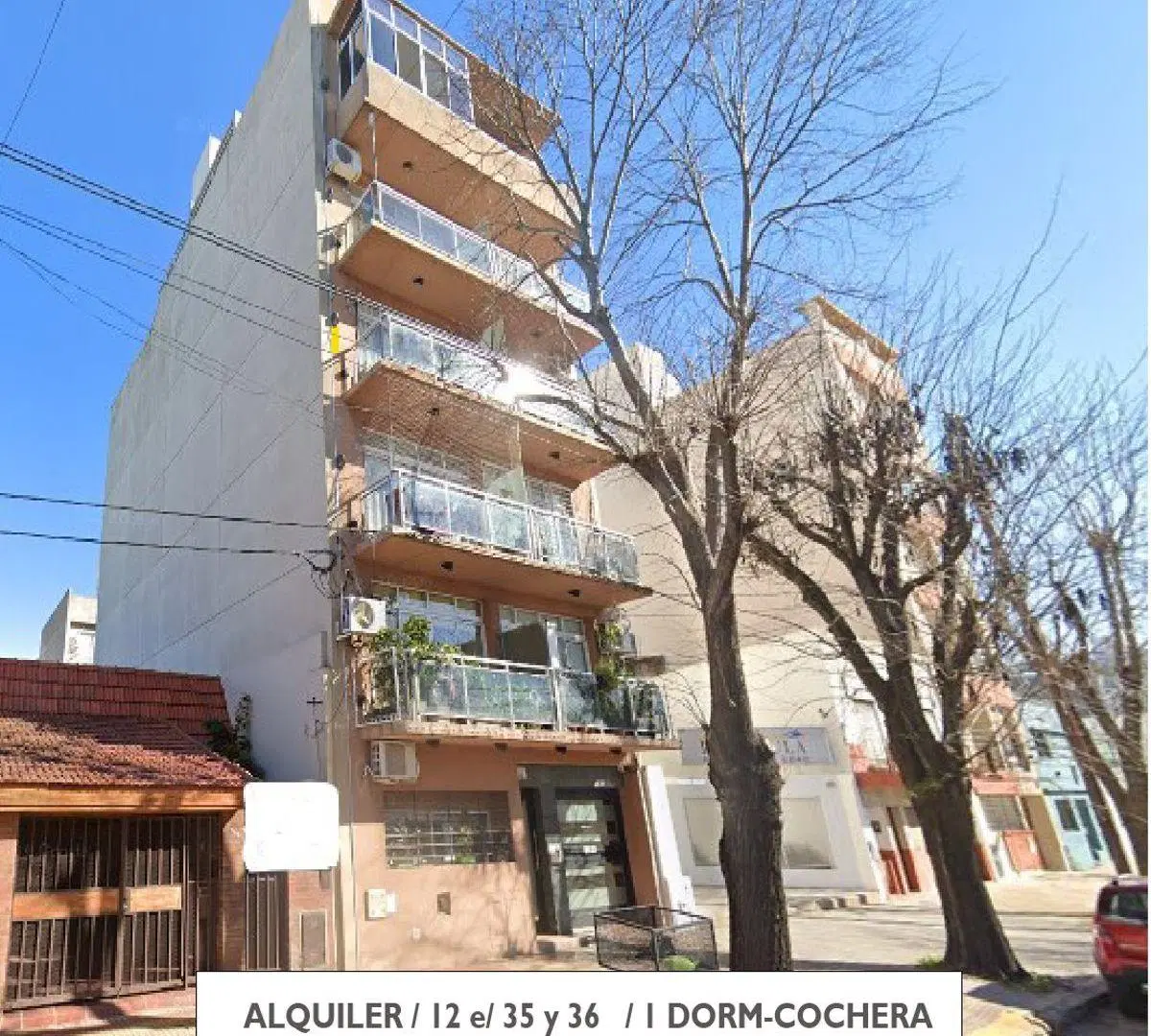 DEPTO 1 DORM EN ALQUILER
ubicado en 12 E/ 35 Y 36
35 mts2 aprox. 1