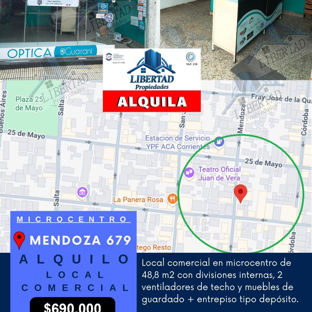 Local comercial en alquiler de 49m2 Microcentro