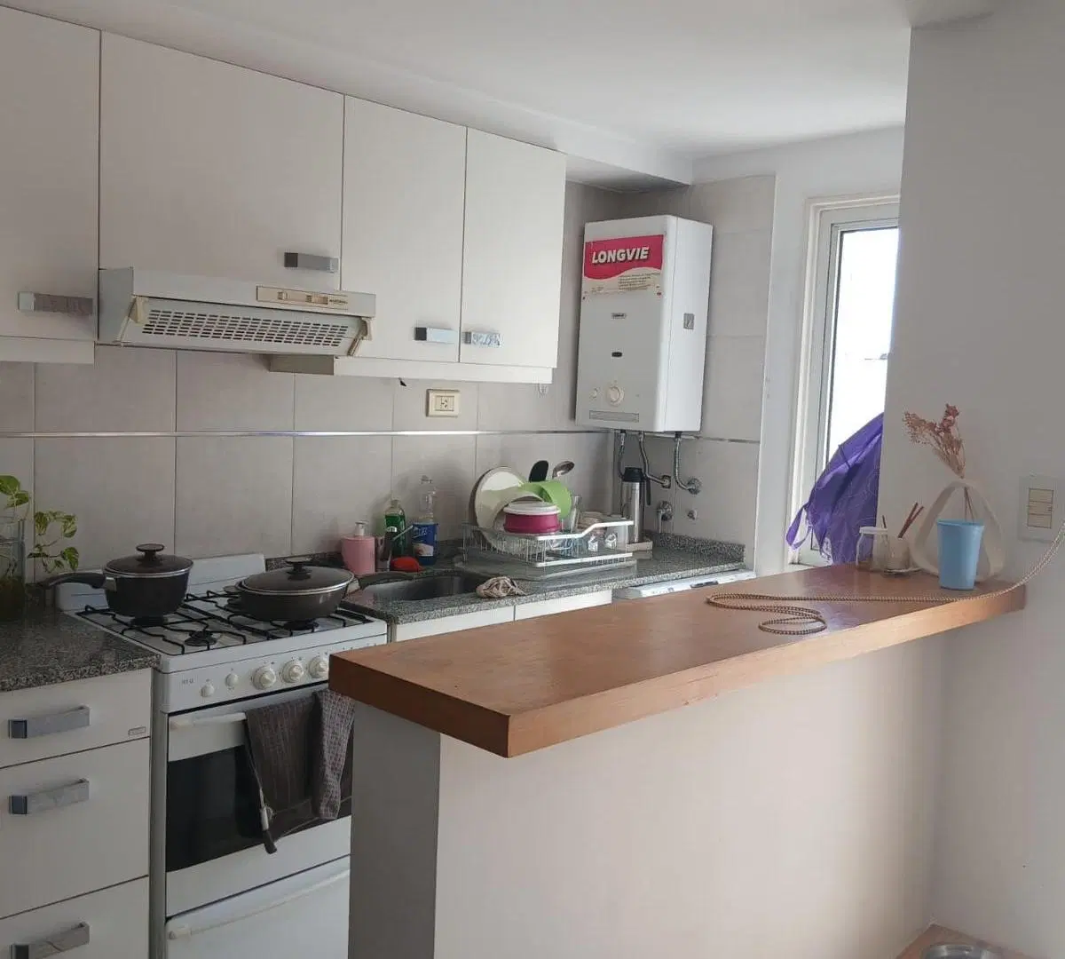 Departamento en Venta 1 dormitorio semi piso con balcon al frente y contra frente 1