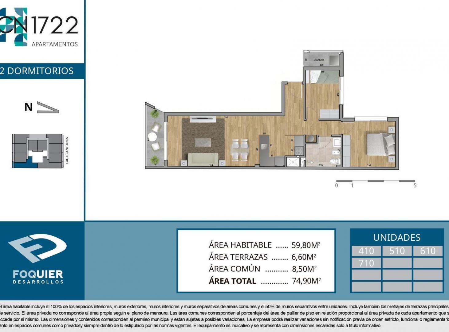 Foto de Venta Apartamento 2 Dormitorios en Cordon, imagen 1