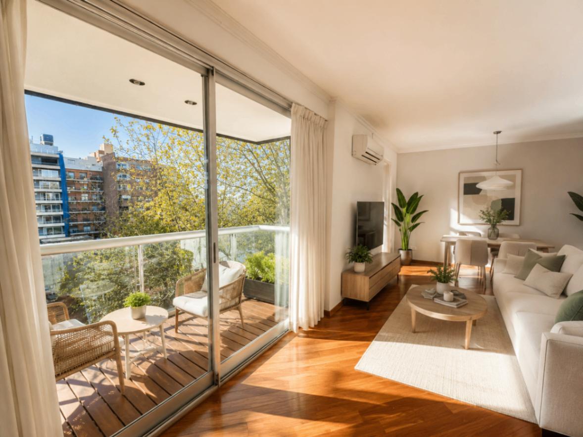 Foto de VENTA DPTO 2 AMB PISO ALTO LUMINOSO CON BALCON Y COCHERA EN BELGRANO, imagen 1