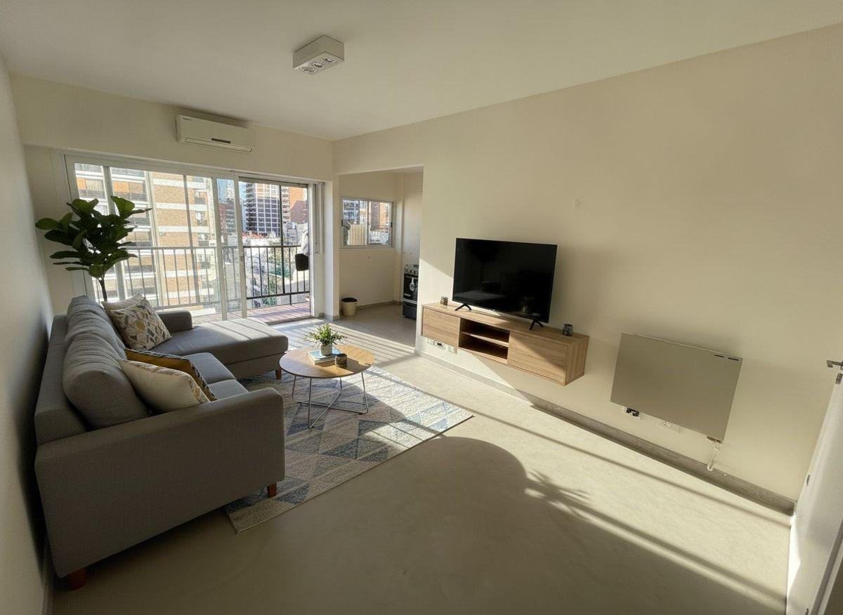 Foto de VENTA DPTO 2 AMB CON BALCÓN CORRIDO REFACCIONADO VISTA PANORÁMICA AL RÍO, imagen 2