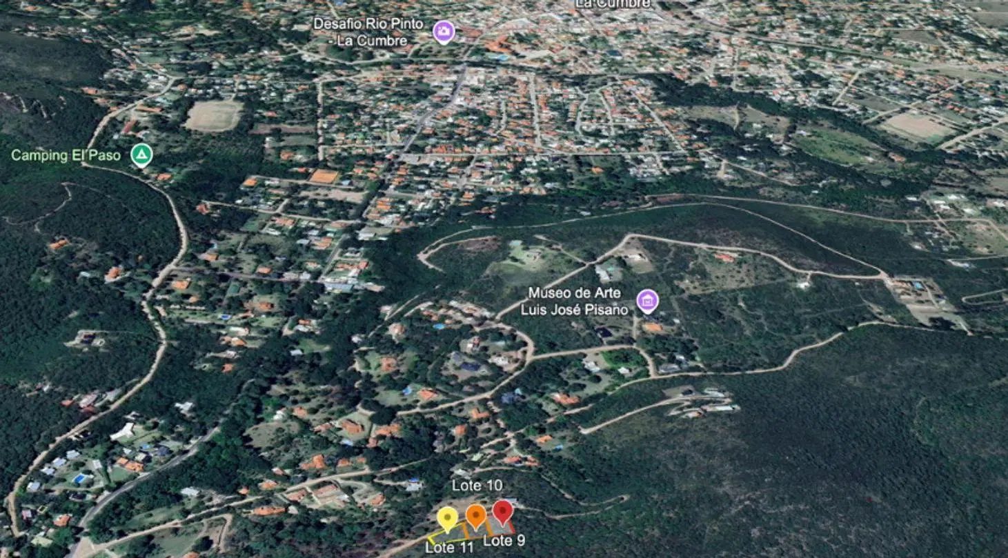 VENTA 3 LOTES DE 2.018 M2 EN TOTAL EN LA CUMBRE 4