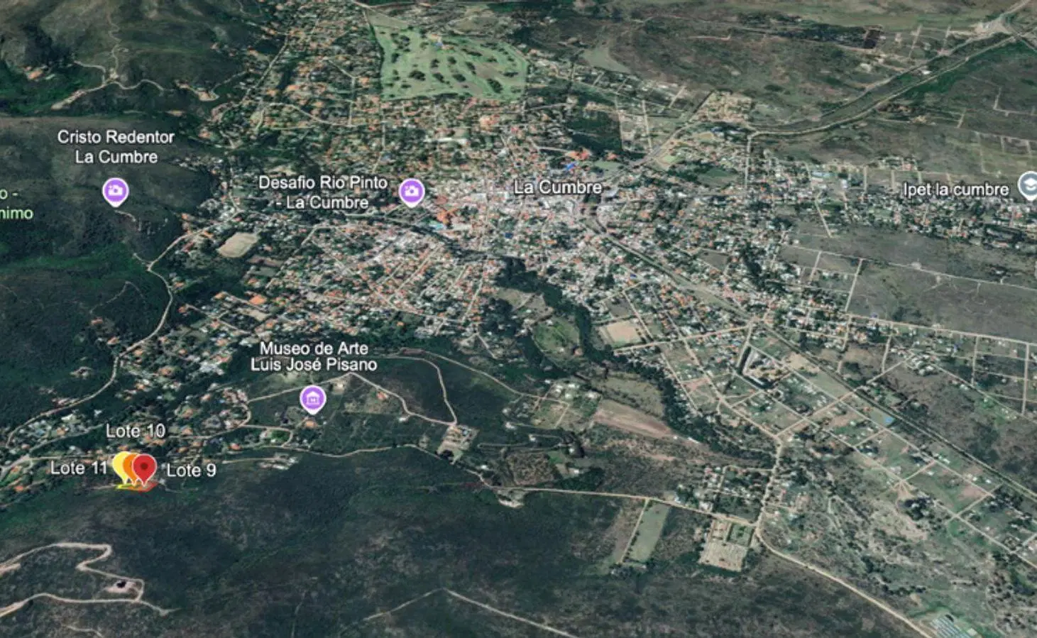 VENTA 3 LOTES DE 2.018 M2 EN TOTAL EN LA CUMBRE 5
