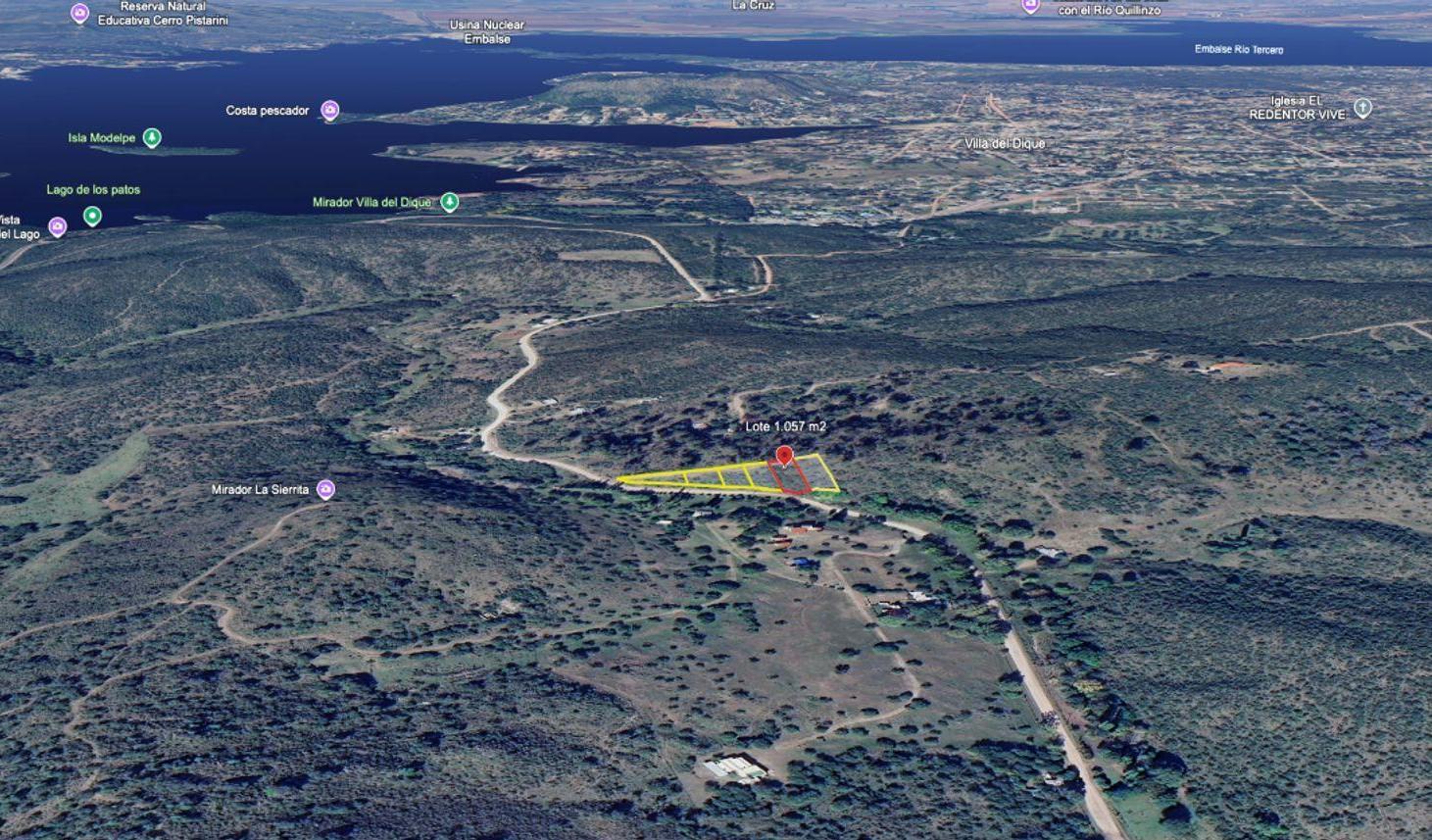Foto de VENTA LOTE VILLA DEL DIQUE ESCRITURA EN CUOTAS, imagen 1
