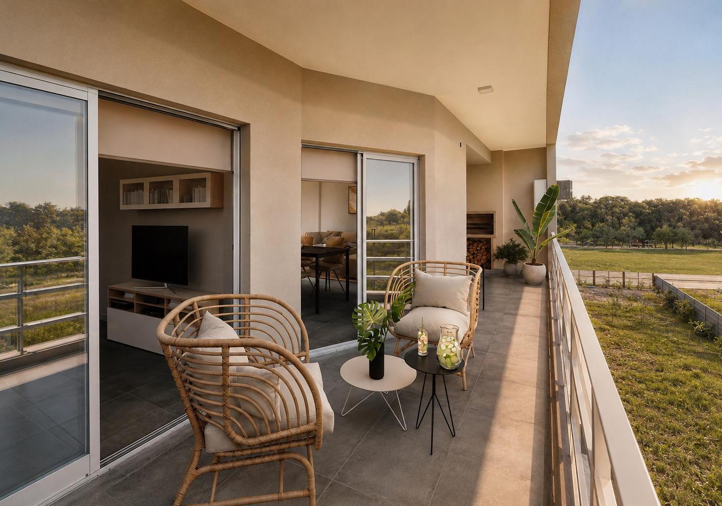 Foto de Venta 2 Ambientes LUXE en El Reparo Pilar | Parrilla + cochera, imagen 4