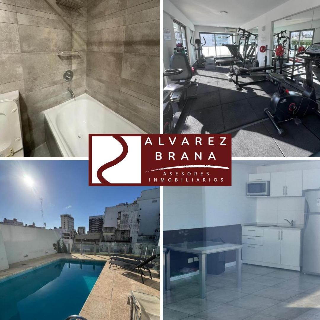 Departamento con 42 m2 en alquiler en Recoleta lujo balcon pileta sum lavanderia gimnasio